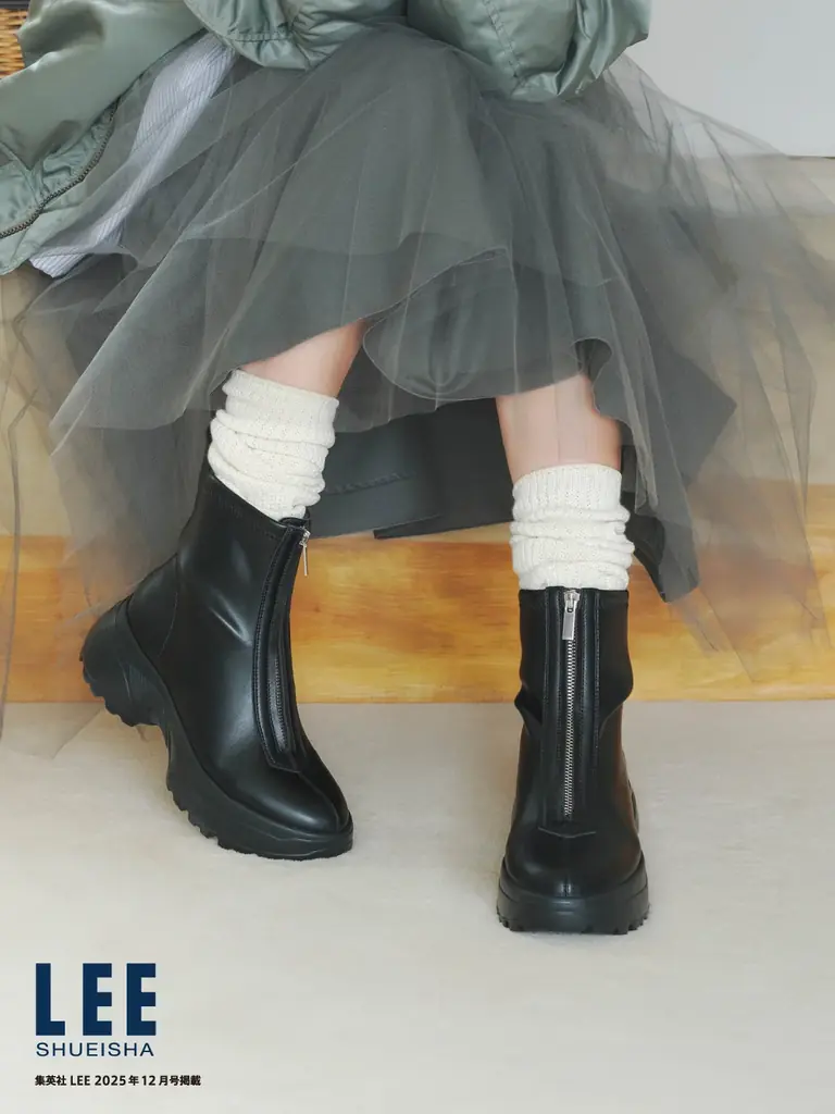 ABC-MART×雑誌『LEE』のコラボモデル第2弾 スタイリスト高橋美帆が手掛ける「こんなのが欲しかった」を叶える一足、スニーカー級に快適「ラク軽ブーツ」新登場！ 画像 3