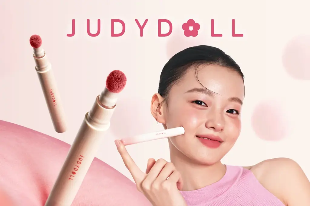 【新発売】ぽんぽんっと簡単にふんわり“全顔統一メイク”JUDYDOLLの「ぽんぽんチークリップ」に新色４色が仲間入り！ 画像 1