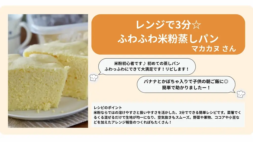 米粉メニュー検索が5年で最大13.5倍、物価高の中”家族の満足”で選ばれる米粉｜クックパッド 画像 3