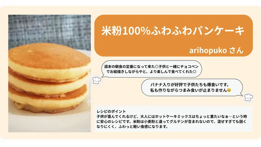 米粉メニュー検索が5年で最大13.5倍、物価高の中”家族の満足”で選ばれる米粉｜クックパッド 画像 4
