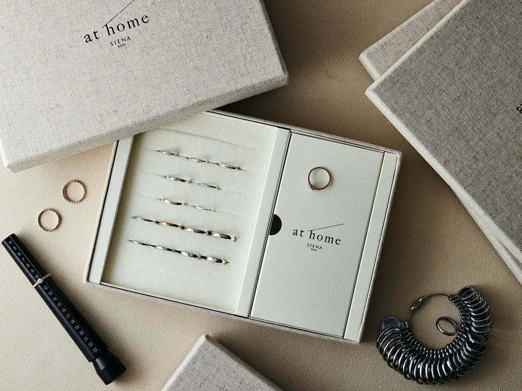 【SIENAROSE】結婚指輪サンプル貸出サービス「athomeSIENAROSE」ウィンターキャンペーンを開催 画像 2