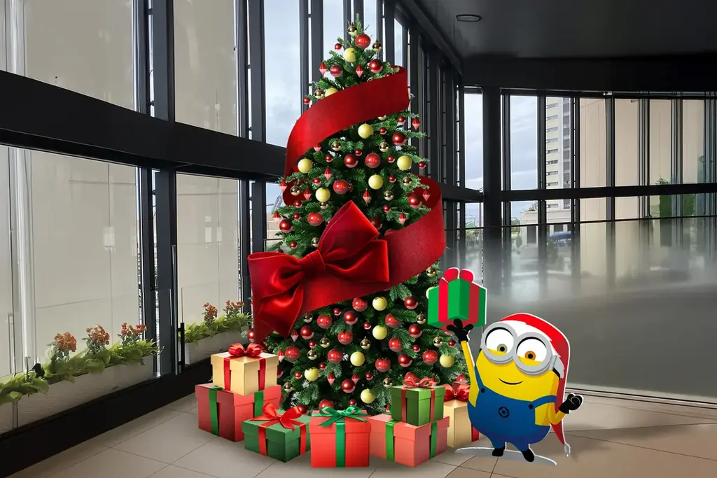 ユニバーサル・スタジオ・ジャパンのオフィシャルホテル「ホテル ユニバーサル ポート」「ホテル ユニバーサル ポート ヴィータ」にてパークの人気者、ミニオンたちがクリスマスの装い 画像 5