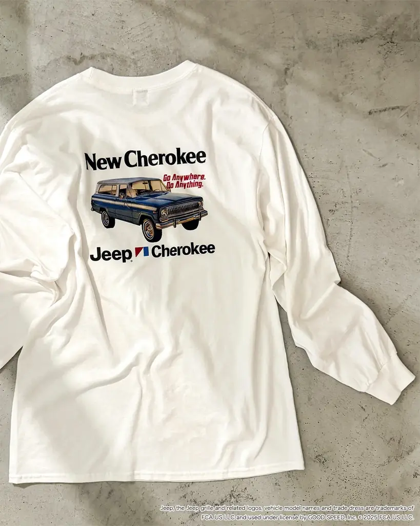 「Ungrid×Jeep®」第二弾！即完売Tシャツに続き、ヴィンテージ感溢れる別注ロンTeeが登場 画像 2