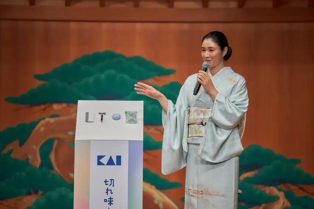 グローバル刃物メーカーの貝印が11月8日「いい刃の日」を前に銀座・観世能楽堂でPRイベントを開催 画像 4