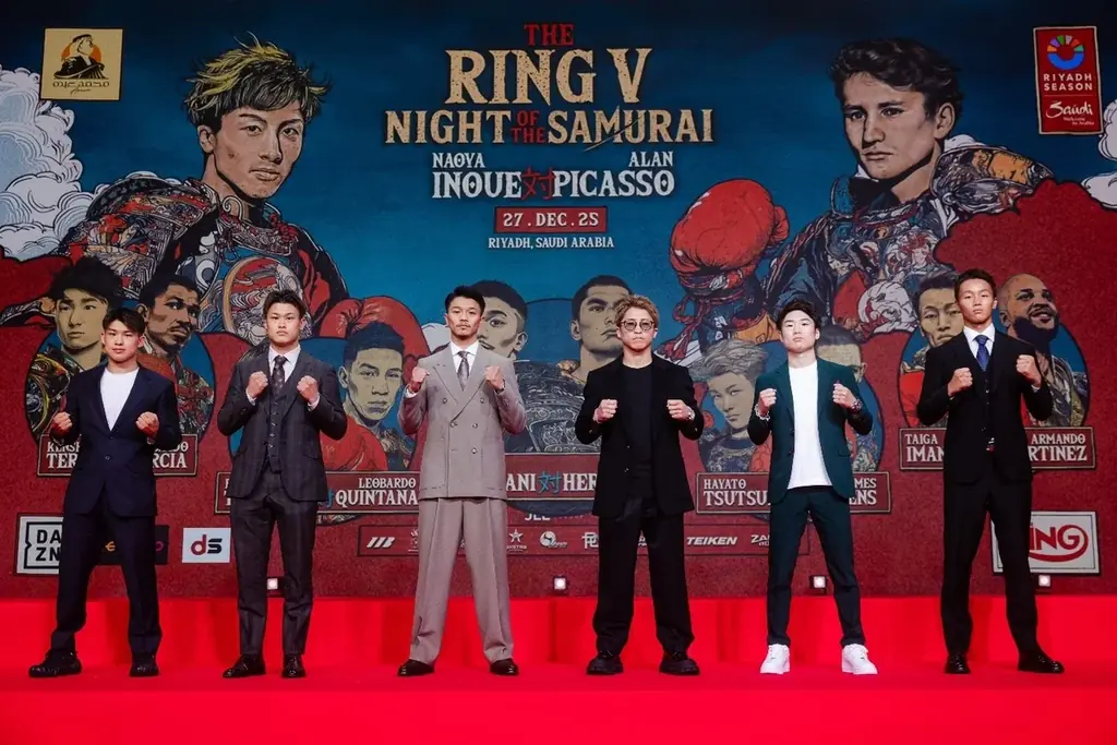 リヤド・シーズン『The Ring V: Night of the Samurai』」開催に向け、井上尚弥選手らボクシング界の精鋭6名が登壇！ 画像 2
