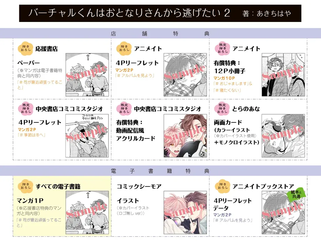 『バーチャルくんはおとなりさんから逃げたい 2』発売を記念して、あきちはや描きおろしARフォトフレームを配信！ 画像 9