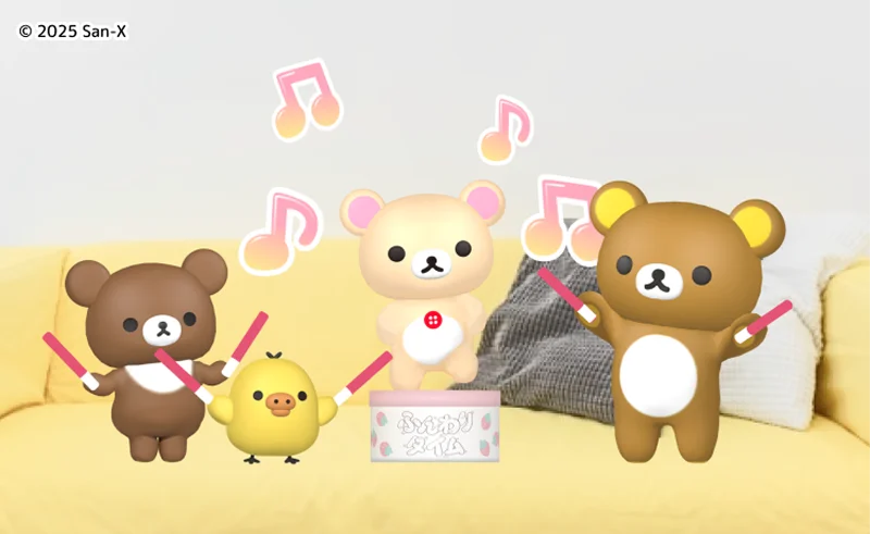 第1弾のすみっコぐらしに続き「新宿サザンテラスビジョン」に、リラックマたちがビジョンから飛び出してダンスするオリジナルXRコンテンツが11月12日（水）より放映スタート！ 画像 3