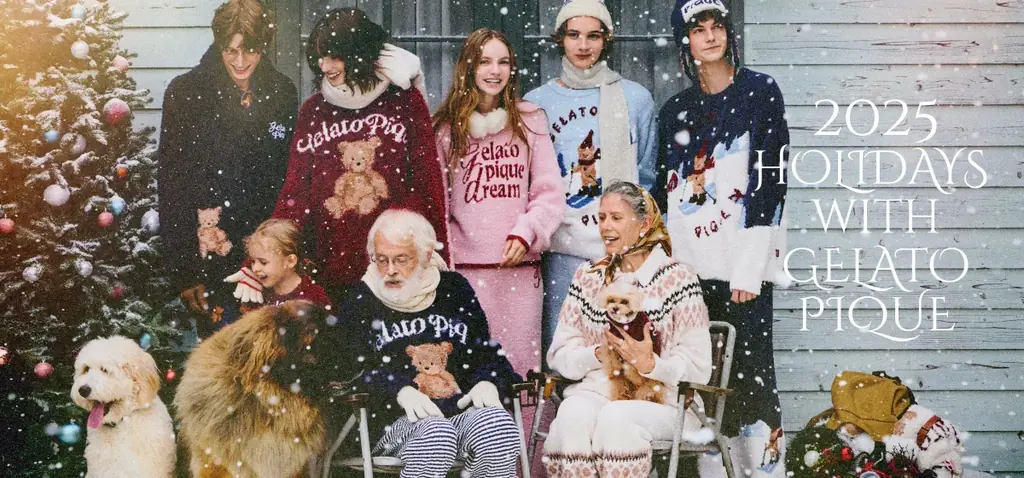 【gelato pique (ジェラート ピケ)】ぬくもりに包まれる、特別なホリデーシーズンを彩るルームウェア！選ぶ時間も楽しい、バリエーション豊富なHOLIDAY COLLECTIONを公開 画像 1