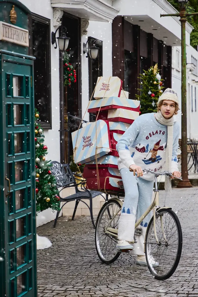 【gelato pique (ジェラート ピケ)】ぬくもりに包まれる、特別なホリデーシーズンを彩るルームウェア！選ぶ時間も楽しい、バリエーション豊富なHOLIDAY COLLECTIONを公開 画像 9