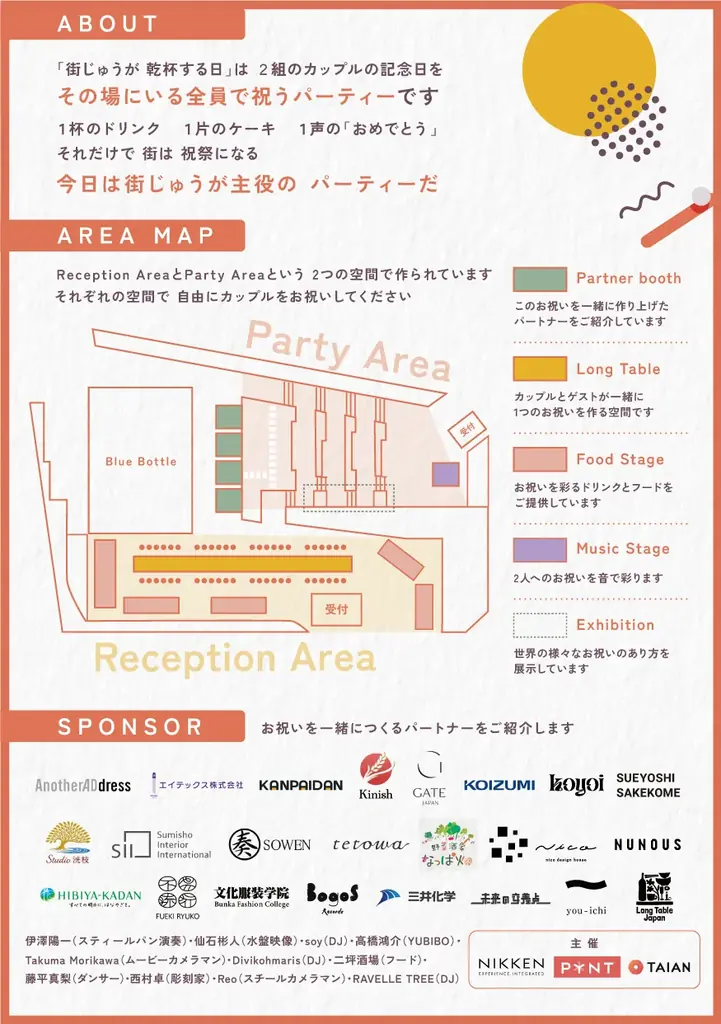 “おめでとう”を生み出す社会実験『街じゅうが 乾杯する日』11月16日(日)渋谷・北谷公園で開催 画像 3