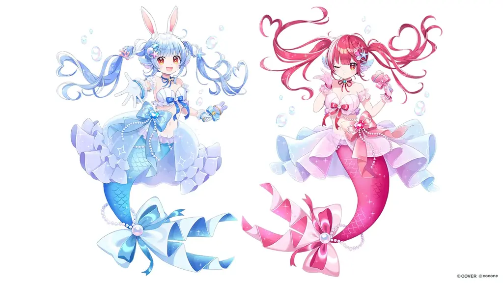 VTuber 兎田ぺこら＆宝鐘マリン × アバターアプリ『ポケコロツイン』、豪華アイテム＆リアルグッズが手に入る大型コラボ企画が本日開始！ 画像 5