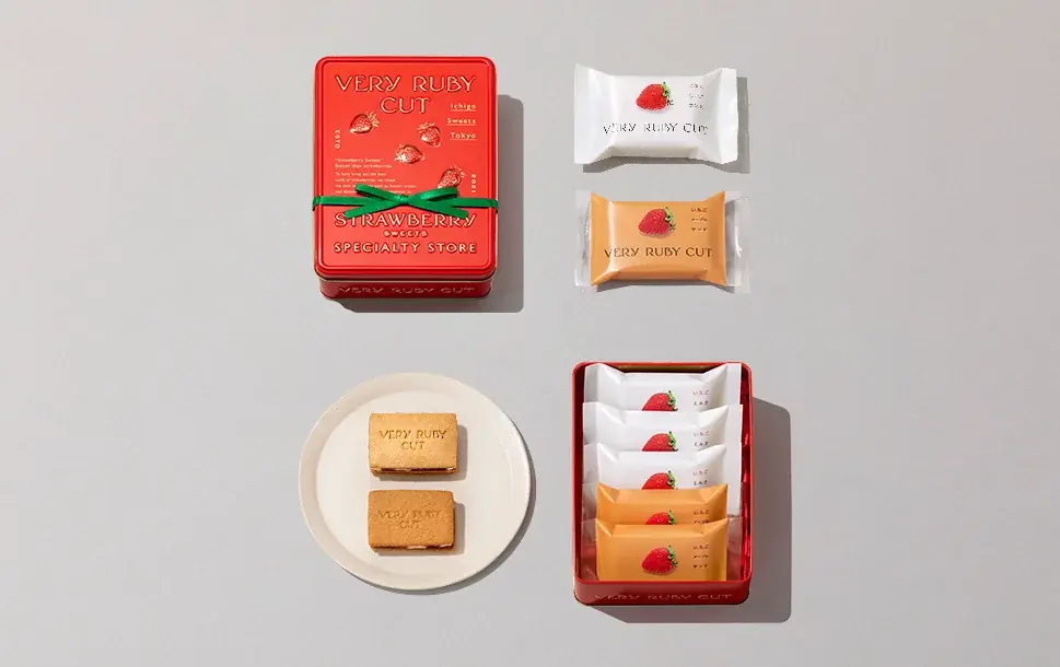 とろける苺のクリスマス。いちごスイーツ専門店「VERY RUBY CUT」から、聖夜を彩る真っ赤なスイーツ缶が登場 画像 2
