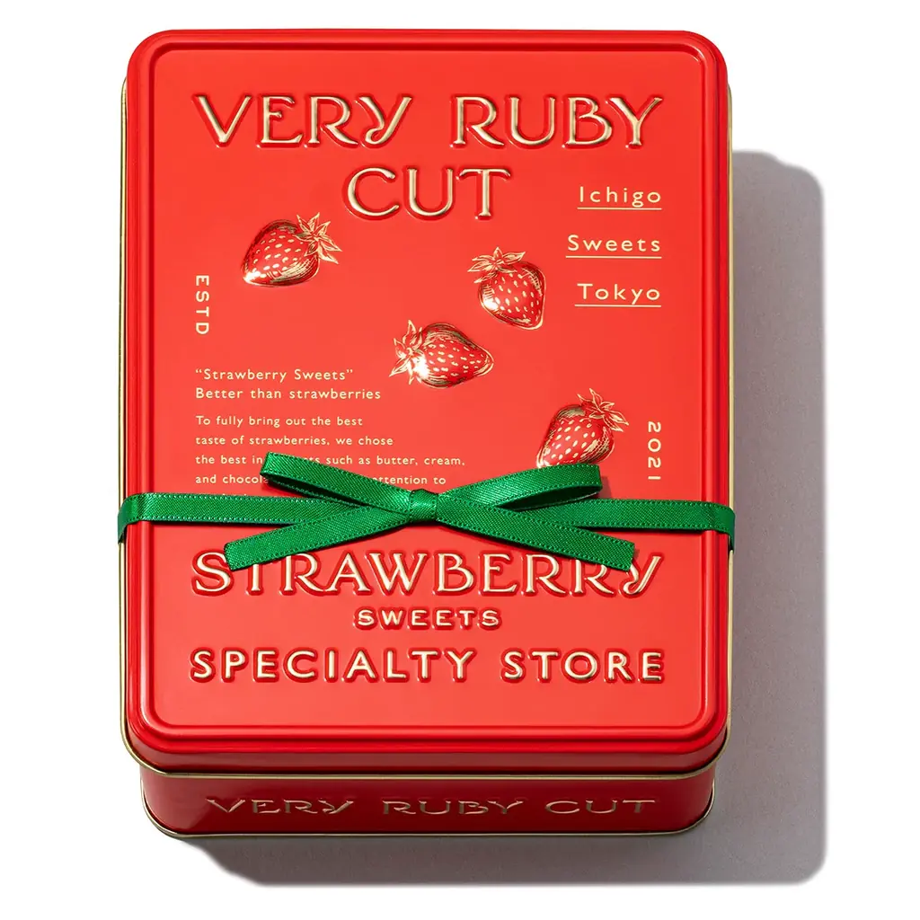 とろける苺のクリスマス。いちごスイーツ専門店「VERY RUBY CUT」から、聖夜を彩る真っ赤なスイーツ缶が登場 画像 5