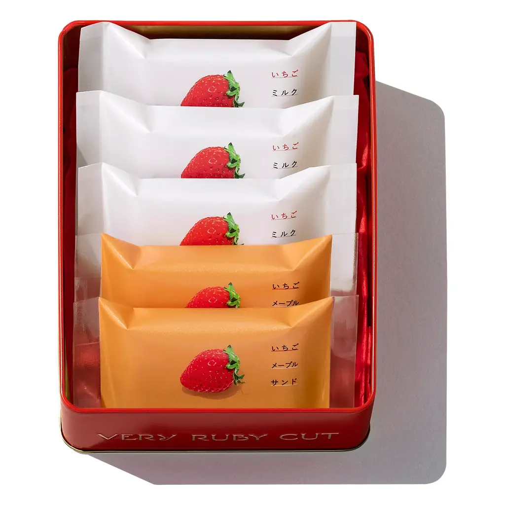 とろける苺のクリスマス。いちごスイーツ専門店「VERY RUBY CUT」から、聖夜を彩る真っ赤なスイーツ缶が登場 画像 6