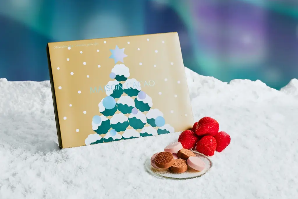 メゾンカカオのクリスマスコレクション【AURORA】11月13日より登場。 チョコレートのない冬なんて。オーロラが包む、奇跡の季節へ。 画像 6