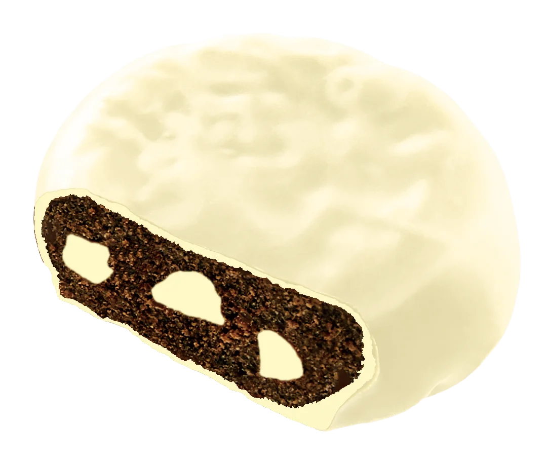 【不二家】雪まみれ感がアップした冬季限定の真っ白なチョコまみれ「カントリーマアムまみれさん続・追いかけて雪国ミドルパック」 画像 5