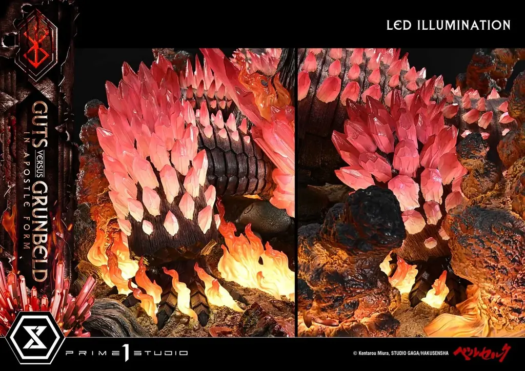 あの死闘が巨大ジオラマに！漫画『ベルセルク』から、「ガッツ VS グルンベルド (使徒形態)」のスタチューが登場 画像 11