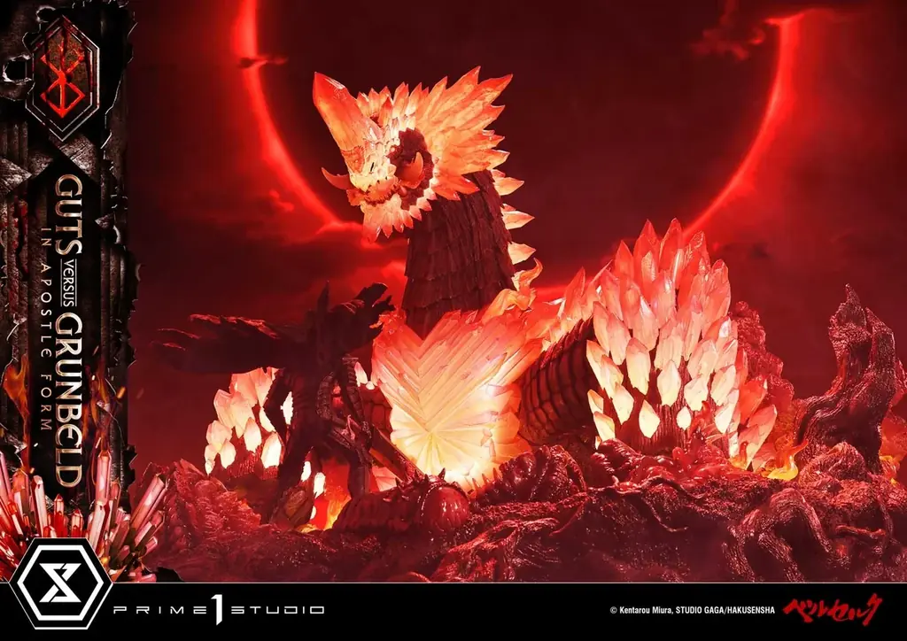 あの死闘が巨大ジオラマに！漫画『ベルセルク』から、「ガッツ VS グルンベルド (使徒形態)」のスタチューが登場 画像 15