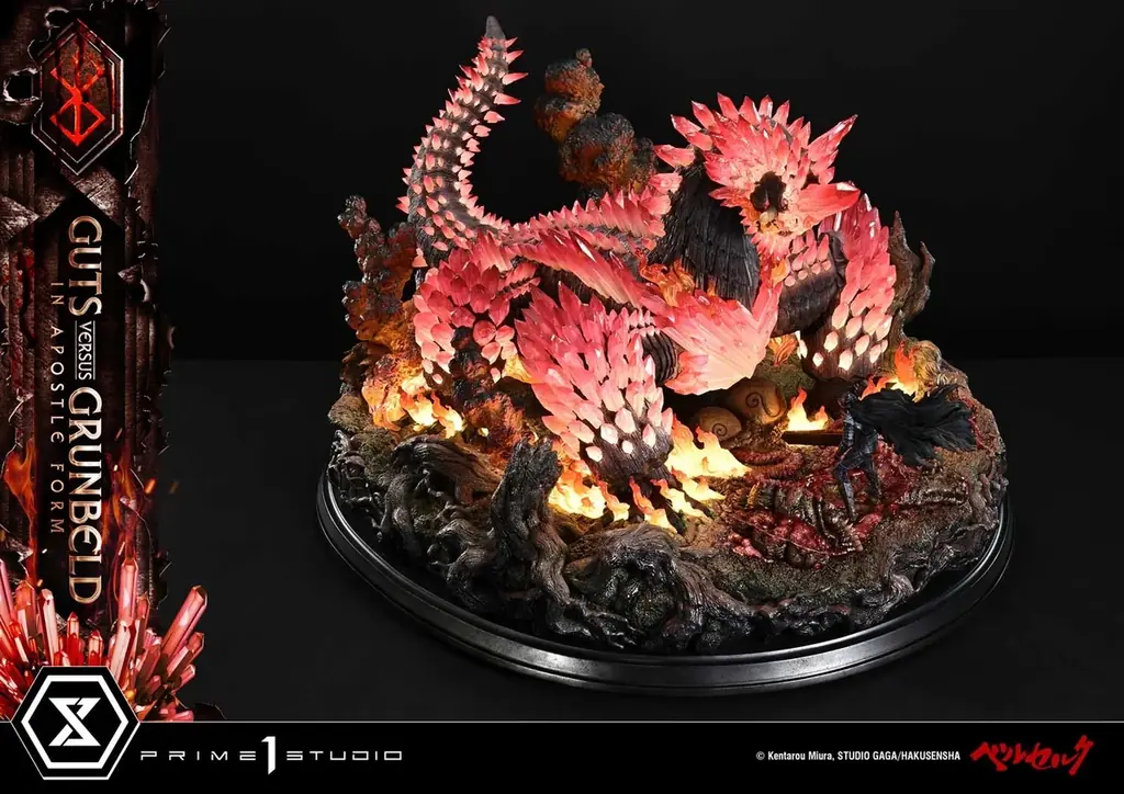 あの死闘が巨大ジオラマに！漫画『ベルセルク』から、「ガッツ VS グルンベルド (使徒形態)」のスタチューが登場 画像 9