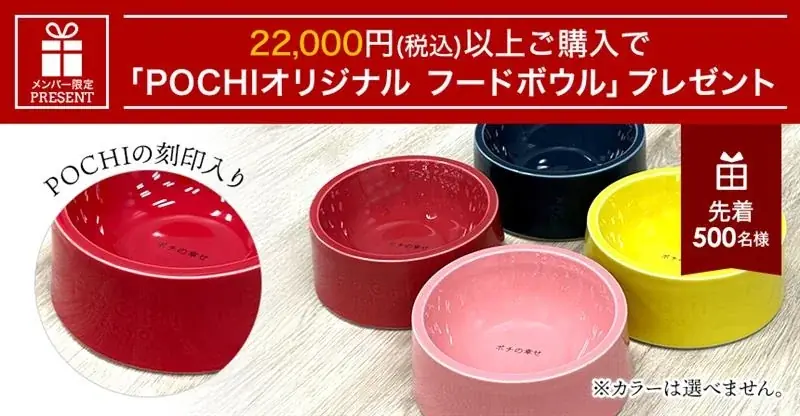 《POCHI》誕生祭限定　オリジナルフードボウルプレゼント＆スペシャルデリ発売 画像 3