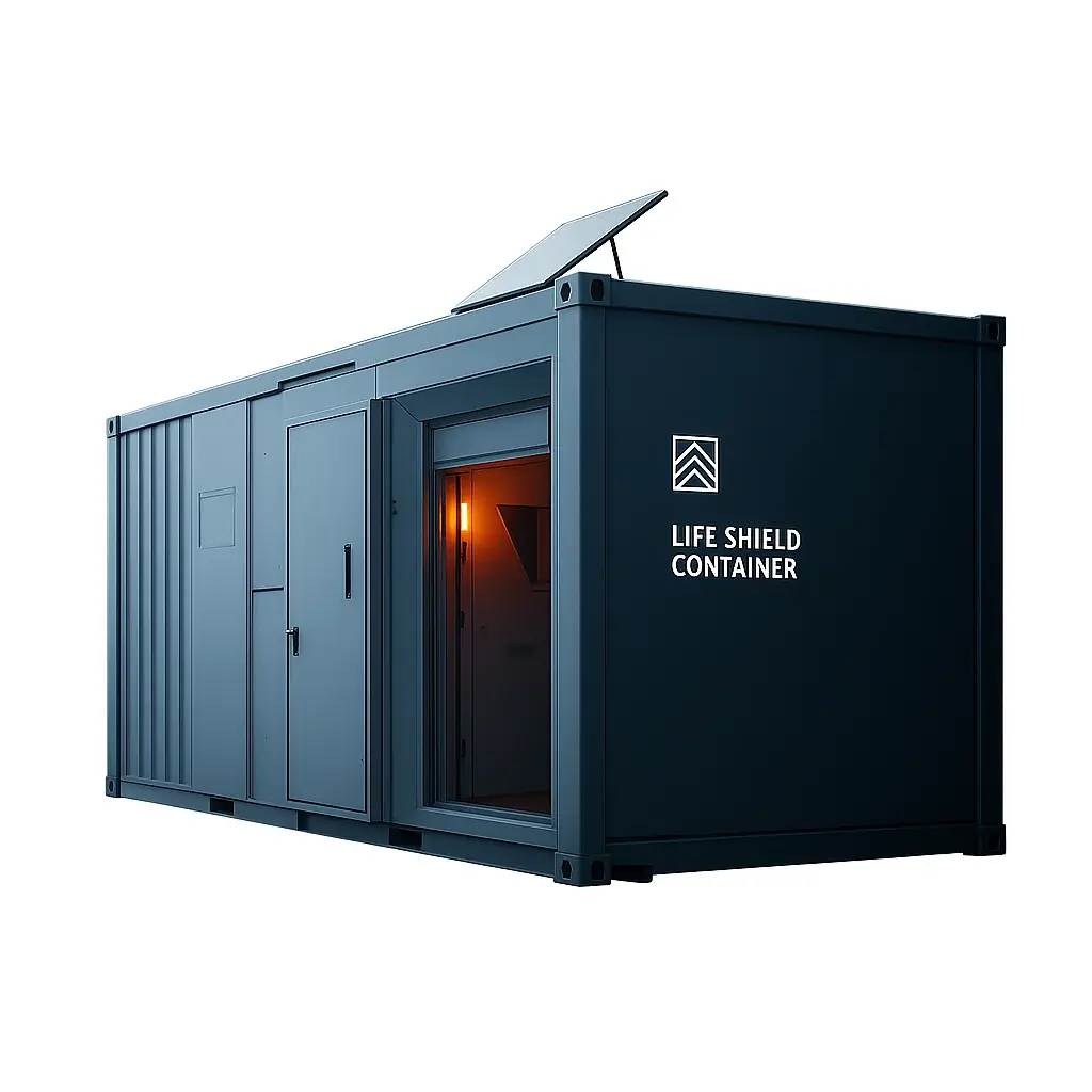 【熊害・災害から命を護る】多機能型避難シェルター『クマコン』登場。キャンプ場・登山道・住宅にも置ける“72時間滞在可能”なコンテナ空間 画像 1