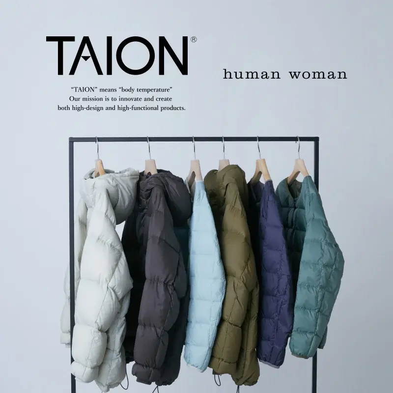 「TAION × human woman」昨年も大好評だったコラボレーションに第２弾が登場 画像 1