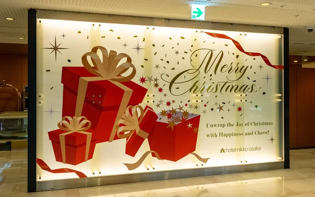 【ホテル日航大阪】11月11日よりロビーにクリスマスツリーが登場 画像 2