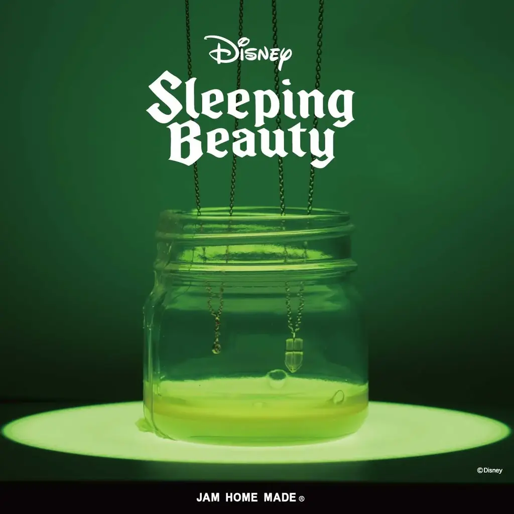 2025秋冬、JAM HOME MADEのDISNEY新作コレクション第1弾。ジャム瓶パッケージのクラシックプリンセス。『白雪姫』『シンデレラ』『眠れる森の美女』のアクセサリー 画像 3