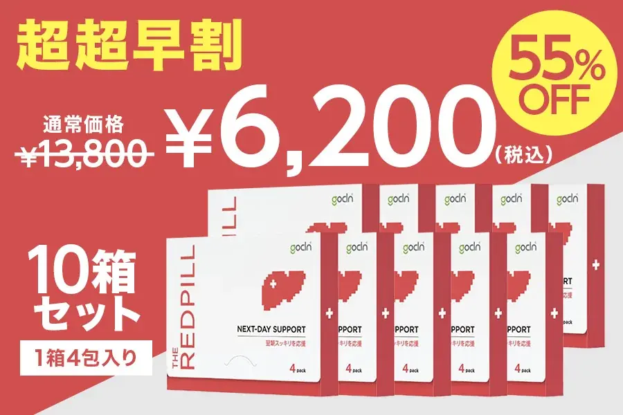 「飲む前にウコンの常識を変える新アプローチ、アルコール分解サポートサプリ『THE RED PILL』がクラウドファンディング11月12日スタート」 画像 6