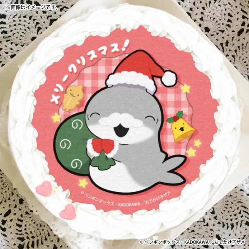 【公式ライセンス商品】アニメ『おでかけ子ザメ』クリスマスケーキ2025が登場！！ 画像 3