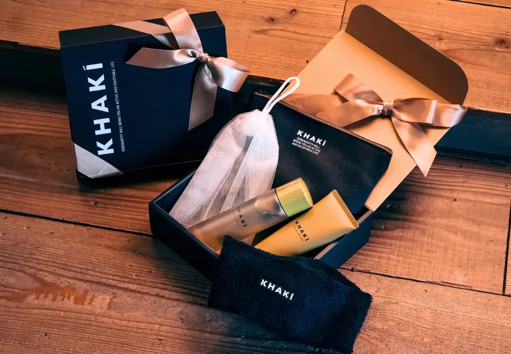 男性へのクリスマスやバレンタインのプレゼントに！アウトドア派のメンズスキンケア「KHAKI」ギフト向け新商品限定販売 画像 2