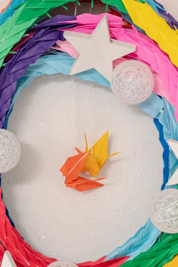 TCB東京中央美容外科、長崎市で開催される「平和の折り鶴クリスマスリース作りコンテスト」に作品13点を出品 画像 12