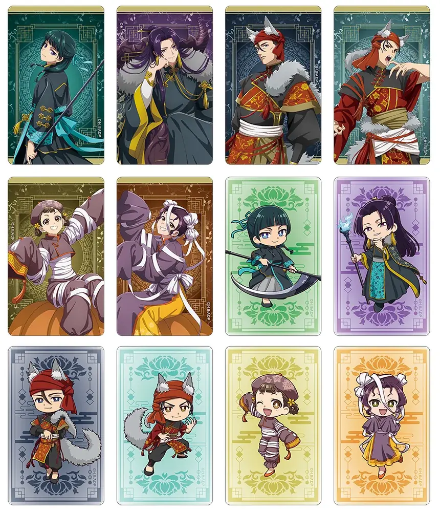 TVアニメ『薬屋のひとりごと』の猫猫や壬氏たち6人が仮装した描き下ろしイラストの新商品が、アニメイトで11月15日発売！　さらに、同日より特典「ビジュアルカード」がもらえるフェアも開催!! 画像 5