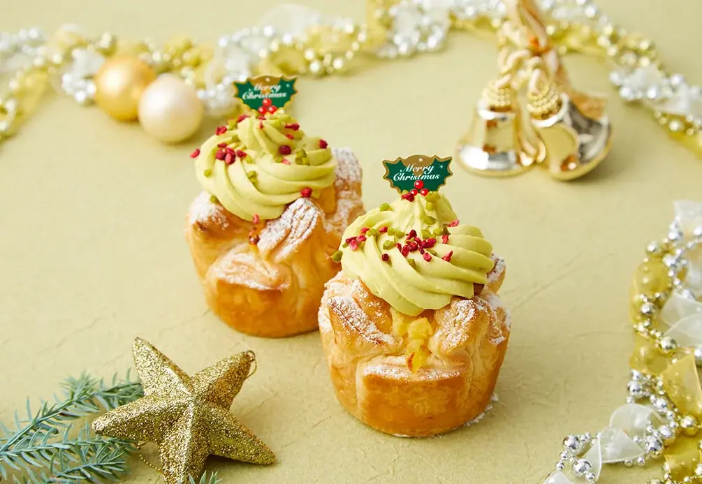 【ピスタチオ×ベリー】テッパンの組み合わせ！クリスマスにおすすめの新作「Apple Cupピスタチオベリー」が登場！焼きたてパイ専門店「PIE mania（パイマニア）」で12月1日より期間限定で販売 画像 1