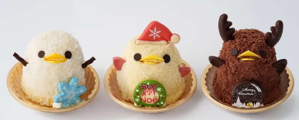 今年のクリスマスぴよりんは1度じゃ終わらない！3種類のクリスマス限定ぴよりん「サンタ」「雪だるま」「トナカイ」ぴよりんが、第1幕・第2幕の2部構成で登場！ 画像 2