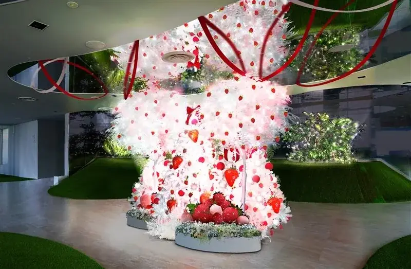 海抜251mの“いちごが実る冬の空の公園”で、いちごピクニック♪期間限定いちごスイーツやワークショップが楽しめる！＜てんぼうパーク いちごびより＞世界初！？展望台でのプチいちご狩り体験も 画像 5