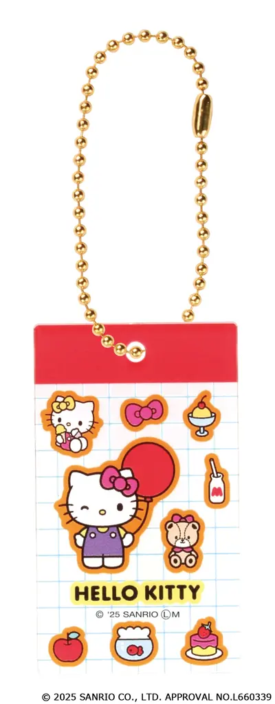ハローキティの「シール風アクリルキーチェーン」がカプセルトイに登場！ 画像 5