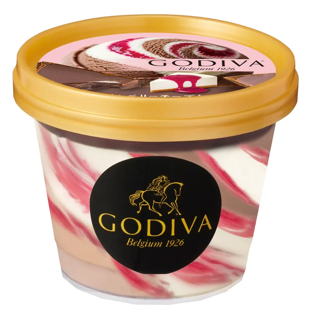 ゴディバ特製のパリッとしたチョコレートを贅沢にコーティング！　ゴディバ カップアイス「ダーク チョコレート」、「ダブルベリー チーズケーキ」登場 画像 6