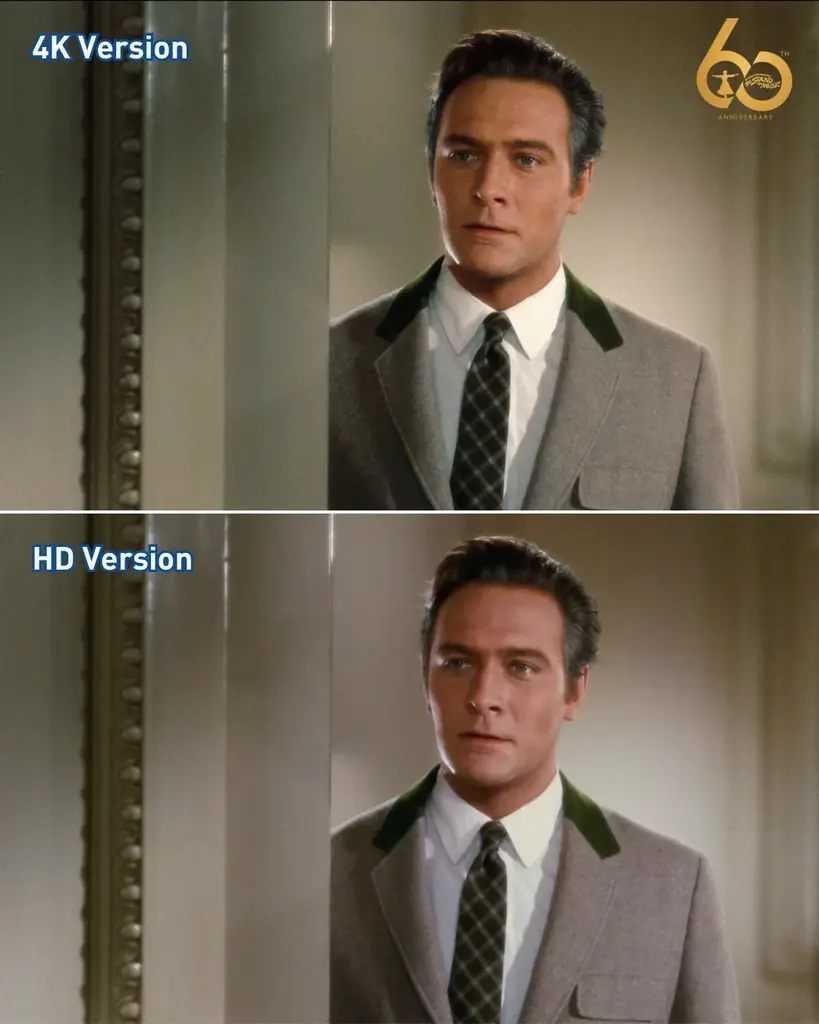 11/21(金)~㊗️60周年記念特別上映『サウンド・オブ・ミュージック』TOHOシネマズ 日比谷ほかにて。４Kとオリジナル素材の比較画像が公開になりました！ 画像 4