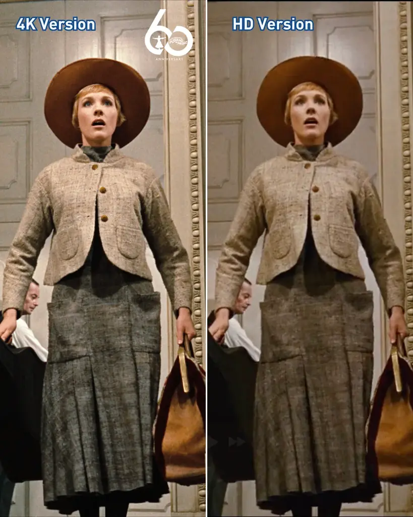 11/21(金)~㊗️60周年記念特別上映『サウンド・オブ・ミュージック』TOHOシネマズ 日比谷ほかにて。４Kとオリジナル素材の比較画像が公開になりました！ 画像 6