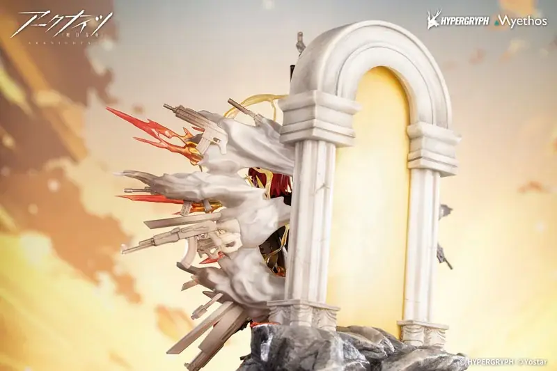 大人気スマホゲーム『アークナイツ』より、「新約エクシア 昇進段階2VER.」フィギュアが登場。あみあみにて予約受付中。 画像 12