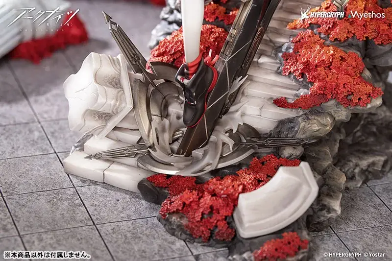 大人気スマホゲーム『アークナイツ』より、「新約エクシア 昇進段階2VER.」フィギュアが登場。あみあみにて予約受付中。 画像 14