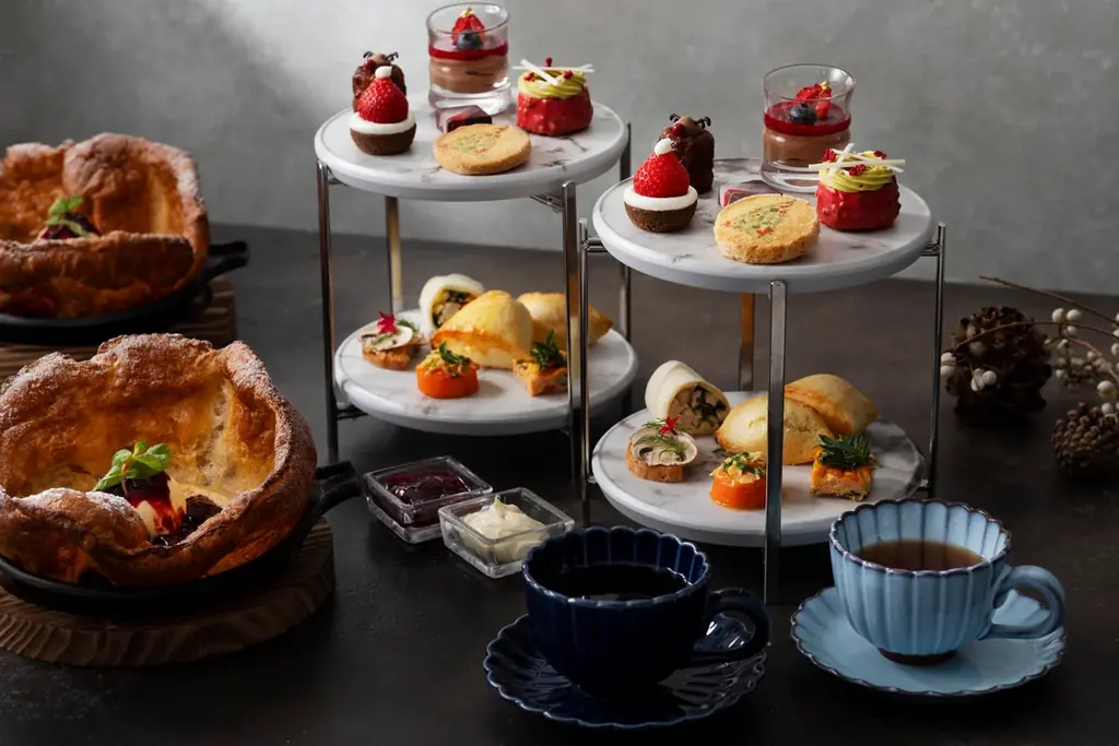 【12/1～12/25】八芳園内レストラン「ALL DAY DINING FUDO」初のアフタヌーンティー― クリスマスだけの特別ラインアップの「クリスマスアフタヌーンティー」をご提供 ― 画像 1