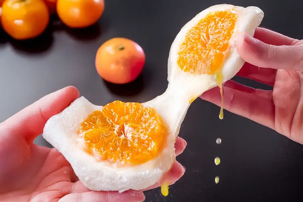 まるごとみかん大福販売