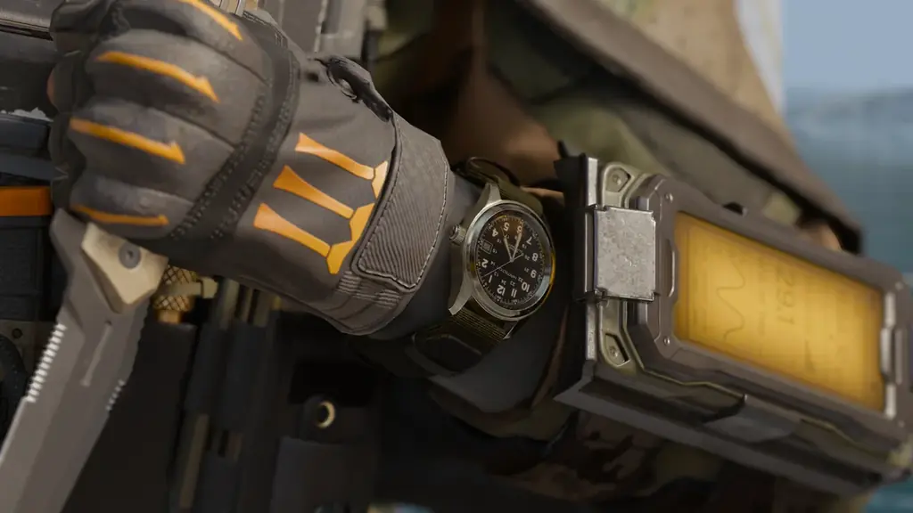 ハミルトン × 『CALL OF DUTY®』　リアルとバーチャルをつなぐ限定モデル「カーキ フィールド オート」登場 画像 3