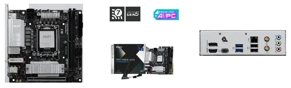 MSI、最新のIntel® Core™ Ultra 200Sシリーズプロセッサー対応のB860, H810チップセット搭載マザーボード3機種を発売 画像 3