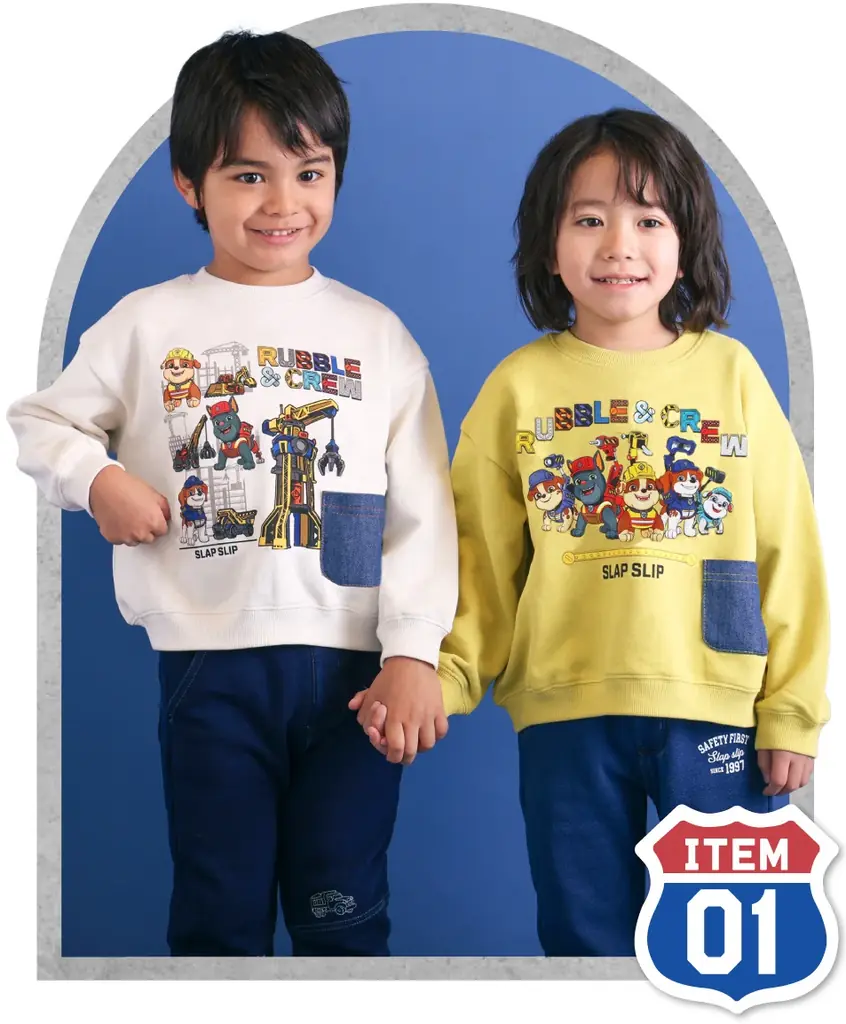 子供服ブランド「SLAP SLIP（株式会社べべ）」から、大人気アニメ『パウ・パトロール™』のスピンオフ・シリーズである『ラブル＆クルー』とのコラボレーション第6弾が11月21日から順次発売！ 画像 3