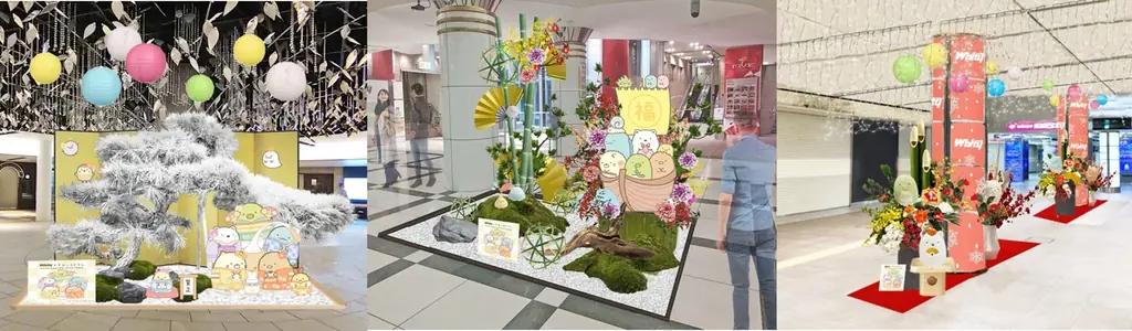 大阪・梅田の地下街「ホワイティうめだ」×「すみっコぐらし」コラボ第２弾！　すみっコたちと❝おちつく❝時間を過ごす期間限定の特別なディスプレイ　クリスマスバージョンでふたたび登場！ 画像 7