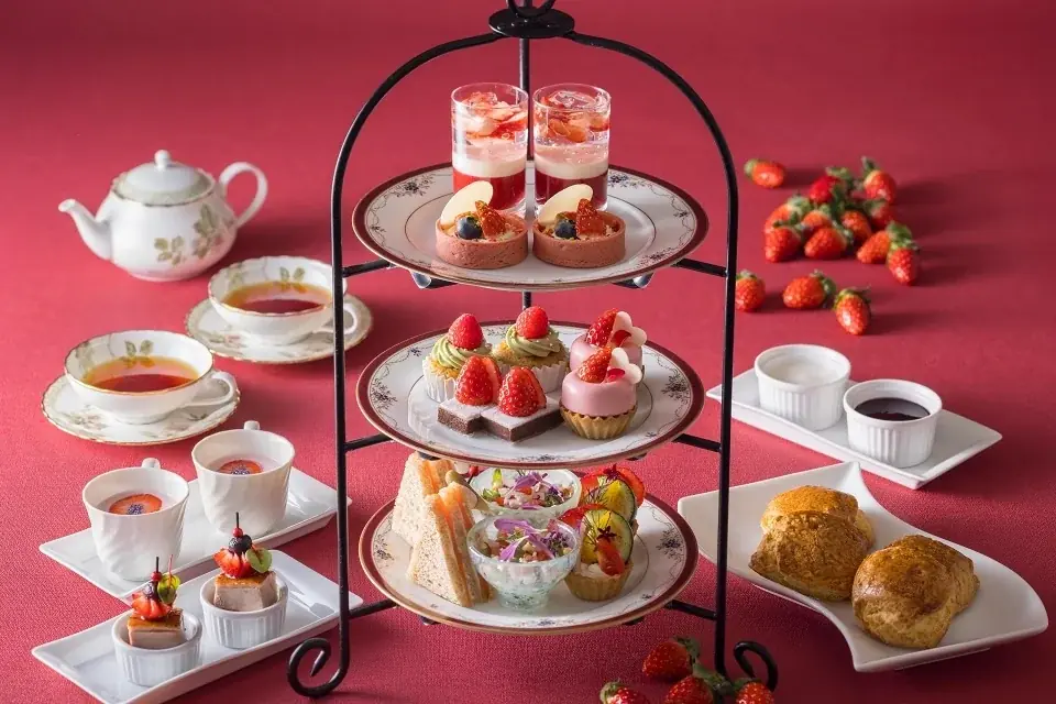 苺のアフタヌーンティー