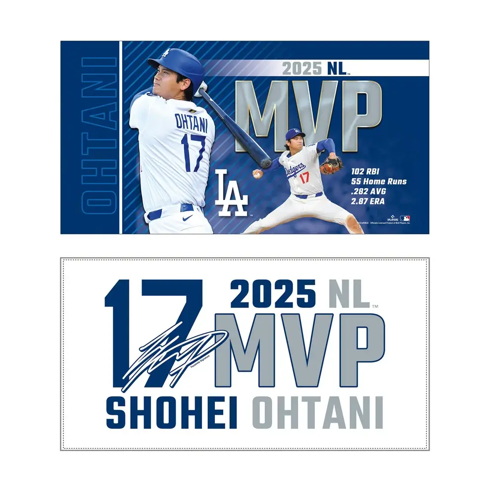 大谷翔平選手『ナショナル・リーグMVP受賞記念グッズ』が登場 画像 13